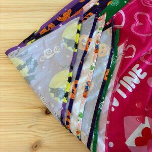 Holiday Bandana Bundle | Halloween Christmas Easter Valentine's Day